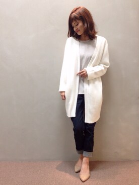 「RANDA（ランダ）のアイテム（パンプス）」を使った、kinoさん（レディース・156cm）の秋コーディネート