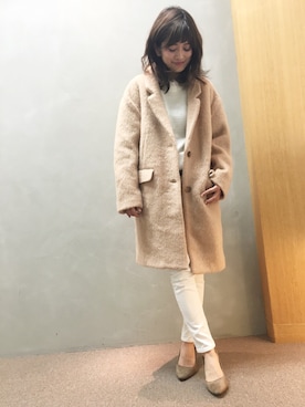 kinoさん（レディース・156cm）の冬コーディネート
