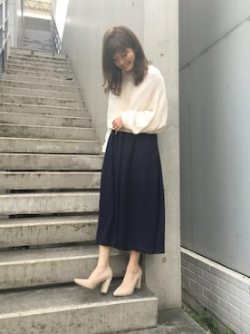 「スカーチョ」｜kinoさん（レディース・156cm）の春コーディネート