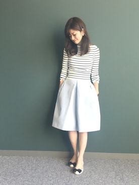 「アイテム（レインシューズ）」を使った、kinoさん（レディース・156cm）の夏コーディネート