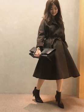「RANDA（ランダ）のアイテム（その他アウター）」を使った、kinoさん（レディース・156cm）の秋コーディネート