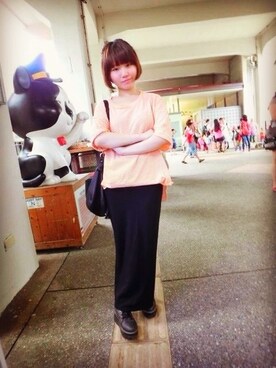 「Ballet.A（バレット　エー）のアイテム（トップス）」を使った、SenSenKAOさん（レディース・150cm）の夏コーディネート