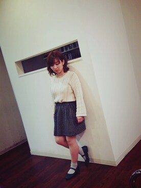 「rps（アールピーエス）のアイテム（バレエシューズ）」を使った、anna さん（レディース・145cm）の春コーディネート