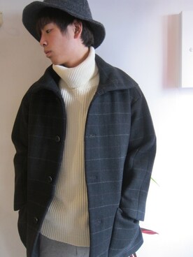 「BLACK&BLUE（ブラックアンドブルー）のアイテム（その他アウター）」を使った、UNREALREALCLOTHESさん（メンズ・180cm）の秋コーディネート