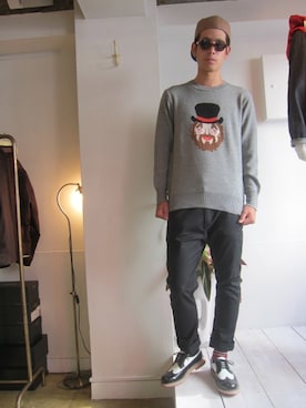 UNREALREALCLOTHESさん（メンズ・180cm）の冬コーディネート