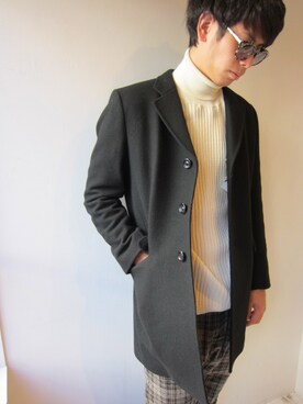 「soe shirts（ソーイシャツ）のアイテム（ジャケット/アウター）」を使った、UNREALREALCLOTHESさん（メンズ・180cm）の秋コーディネート