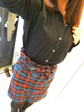 「ROXY（ロキシー）のアイテム（ハンチング/ベレー帽）」を使った、* Aya *さん（レディース・166cm）の冬コーディネート