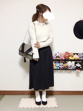 「発表会」｜「アイテム（その他）」を使った、tocoさん（レディース・154cm）の秋コーディネート