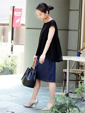 La TOTALITEさん（レディース・155cm）の春コーディネート