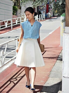 La TOTALITEさん（レディース・155cm）の夏コーディネート