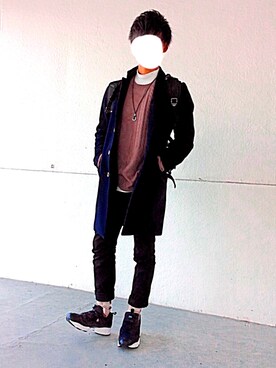 じゅんのすさん（メンズ・170cm）の冬コーディネート