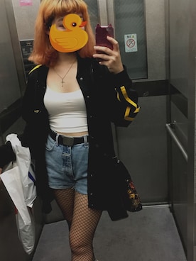 「MONKI（モンキ）のアイテム（シューズ）」を使った、ウユさん（レディース・157cm）の秋コーディネート