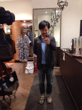 「JKT」｜小林 善登さん（メンズ・165cm）の夏コーディネート
