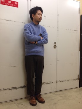 「九分丈」｜小林 善登さん（メンズ・165cm）の秋コーディネート