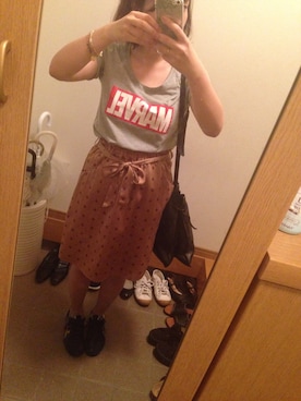 「Onitsuka Tiger（オニツカタイガー）のスニーカー（スニーカー、ブルー系）」を使った、koniさん（レディース・155cm）の夏コーディネート