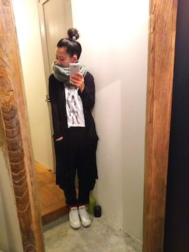 「Lafuma（ラフマ）のアイテム」を使った、neukさん（レディース・148cm）の冬コーディネート