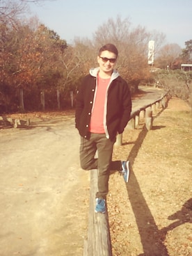 「JIGSAW（ジグソー）のアイテム」を使った、Ryo♪さん（メンズ・172cm）の冬コーディネート