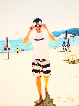 「RUSTY（ラスティ）のアイテム」を使った、Ryo♪さん（メンズ・172cm）の夏コーディネート