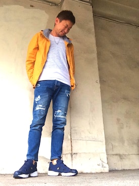 「JIGSAW（ジグソー）のアイテム」を使った、Ryo♪さん（メンズ・172cm）の秋コーディネート