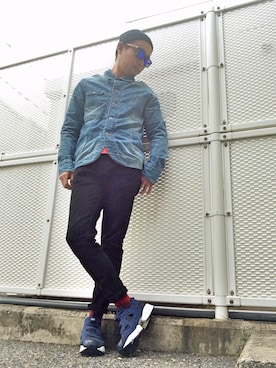 「HIBECK（ハイベック）のアイテム（ジャケット/アウター）」を使った、Ryo♪さん（メンズ・172cm）の秋コーディネート