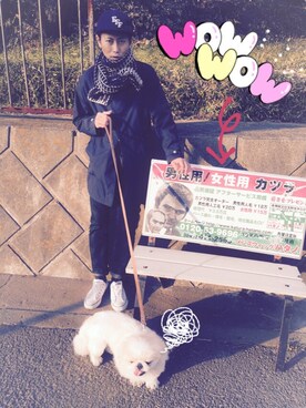 「MIGHTY-MAC（マイティーマック）のアイテム（ジャケット/アウター）」を使った、フリーザ様さん（メンズ・171cm）の冬コーディネート