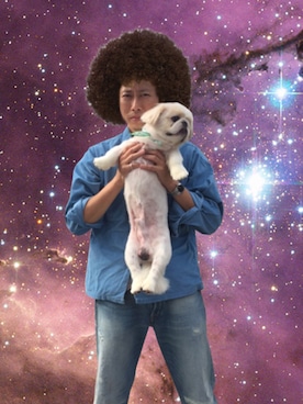 「宇宙」｜「アイテム（その他）」を使った、フリーザ様さん（メンズ・171cm）の秋コーディネート