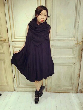 「シャツワンピース」｜fukudaさん（レディース・156cm）の春コーディネート