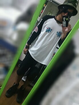 「VISION（ヴィジョン）のアイテム（財布/小物）」を使った、RxYxOxxxさん（メンズ・168cm）の秋コーディネート