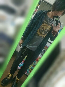 「SUBLIME（サブライム）のアイテム（トップス）」を使った、RxYxOxxxさん（メンズ・168cm）の秋コーディネート