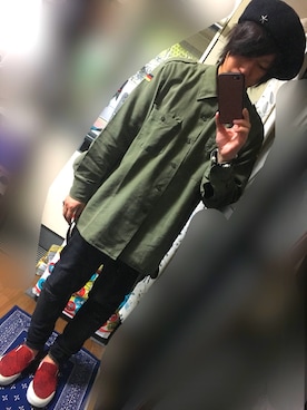 「Vestal（ベスタル）のアイテム」を使った、RxYxOxxxさん（メンズ・168cm）の冬コーディネート