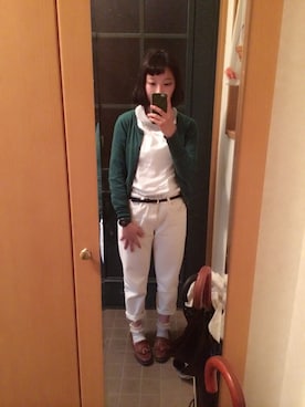「DEXTER（デクスター）のアイテム」を使った、Chiiiさん（レディース・157cm）の春コーディネート