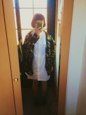 「ANOTHER BRANCH（アナザーブランチ）のアイテム（ジャケット/アウター）」を使った、Chiiiさん（レディース・157cm）の春コーディネート