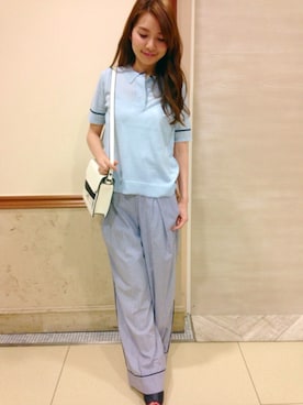 natsuko yamadaさん（レディース・159cm）の夏コーディネート