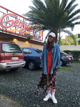 「PHENOMENON（フェノメノン）のアイテム」を使った、Darastyleさん（レディース・162cm）の秋コーディネート