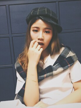 「New look（ニュールック）のアイテム（その他）」を使った、蝌蚪不分裂さん（レディース・168cm）の秋コーディネート