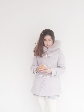 「skirt」｜「アイテム（チェスターコート）」を使った、蝌蚪不分裂さん（レディース・168cm）の冬コーディネート