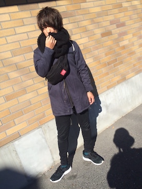 「Deviluse（Deviluse）のアイテム（ジャケット/アウター）」を使った、naotoさん（メンズ・176cm）の冬コーディネート