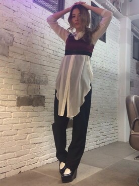 辻のぞみさんのコーディネート