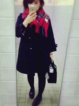 poriさん（レディース・154cm）の冬コーディネート
