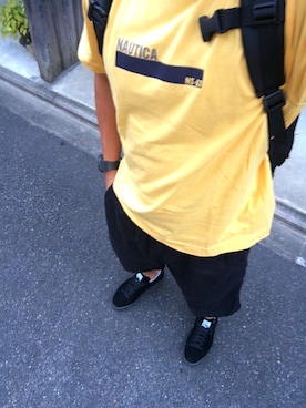 「Champion（チャンピオン）のアイテム（チノパンツ）」を使った、knskさん（メンズ・175cm）の夏コーディネート