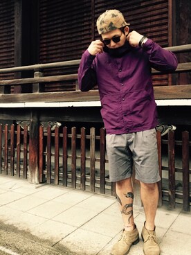 「URBAN RESEARCH（アーバンリサーチ）のアイテム（マウンテンパーカー）」を使った、Tom, kashitamiさん（メンズ・173cm）の秋コーディネート