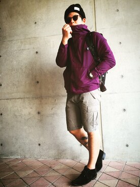 「URBAN RESEARCH（アーバンリサーチ）のアイテム（マウンテンパーカー）」を使った、Tom, kashitamiさん（メンズ・173cm）の秋コーディネート