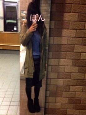 ぽん酢さん（レディース・162cm）の秋コーディネート