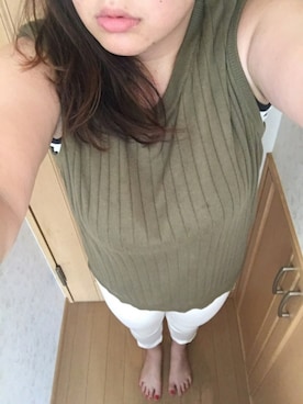 真名愛恵さん(レディース・162cm)の夏コーディネート