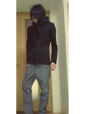「アイテム（その他アウター）」を使った、HIROさん（メンズ・187cm・20代）の冬コーディネート