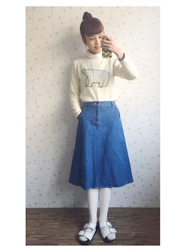 闲鱼@shixin1993さん（レディース・164cm）の秋コーディネート