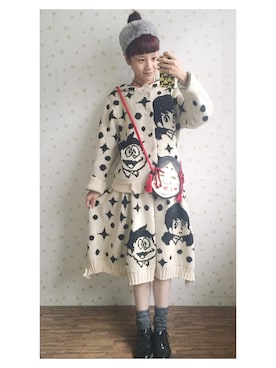 闲鱼@shixin1993さん（レディース・164cm）の秋コーディネート