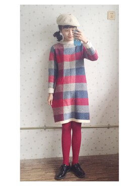 闲鱼@shixin1993さん（レディース・164cm）の秋コーディネート