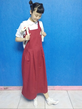 闲鱼@shixin1993さん(レディース・164cm)の夏コーディネート