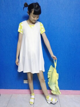 闲鱼@shixin1993さん（レディース・164cm）の夏コーディネート